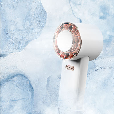 मिनी पोर्टेबल यूएसबी रिचार्जेबल फैन 2200 एमएएच बैटरी यूएसबी आइस कूलिंग फैन