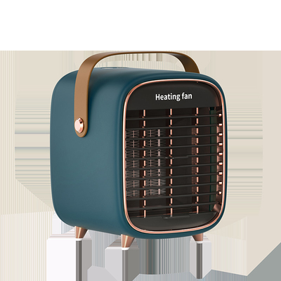 एबीएस सिलिकॉन इलेक्ट्रिक फैन हीटर सीई 900W 220V पोर्टेबल मिनी टिप ओवर प्रोटेक्शन
