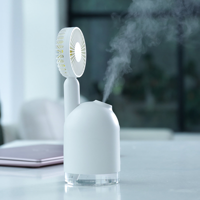 शांत 300 मिलीलीटर पोर्टेबल यूएसबी रिचार्जेबल एयर ह्यूमिडिफ़ायर 2000mah 3 1 ह्यूमिडिफ़ायर में