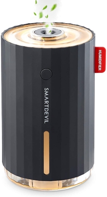 कानाफूसी शांत बेडरूम एयर ह्यूमिडिफ़ायर 280ml टैंक USB 2 मिस्ट मोड