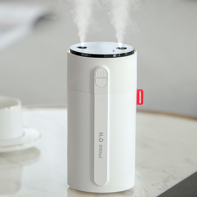 टेबलटॉप हैंडहेल्ड 800ML पोर्टेबल रिचार्जेबल ह्यूमिडिफ़ायर 2000 Mah Usb Color