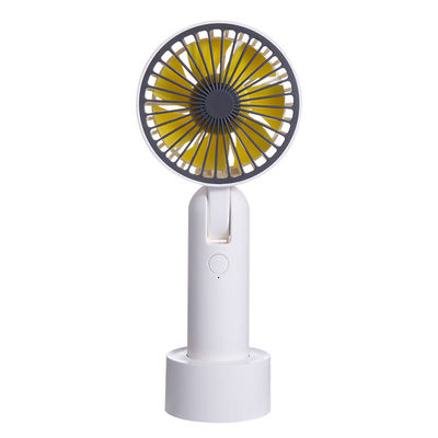 गुणवत्ता  1200mAh Mini Portable Handheld Fan Rechargeable 3 Speed Handheld Mini Electric Fan कारखाना