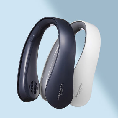 गुणवत्ता  Necklace Portable USB Fan White 2000mAh ABS Silicone Mini Air Conditioner कारखाना