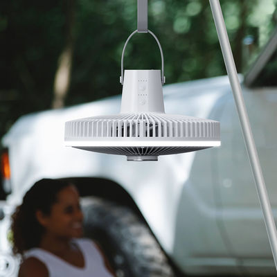 बैटरी 10000mAh रिचार्जेबल टेबल फैन 12 इंच लालटेन एलईडी टेंट लाइट फैन