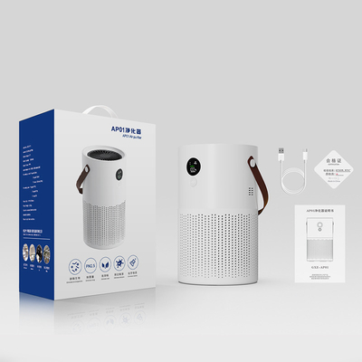HEPA H12 घरेलू घरेलू पोर्टेबल एयर प्यूरीफायर