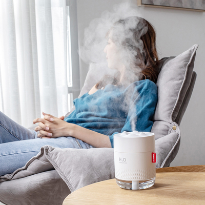 अल्ट्रासोनिक 500 मिलीलीटर पोर्टेबल मिनी Humidifier