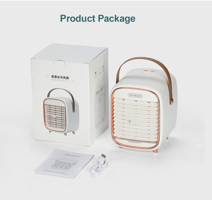 रिचार्जेबल बैटरी मिनी एयर कंडीशनर फैन 5V 1A पीसीबी छोटा यूएसबी डेस्क फैन