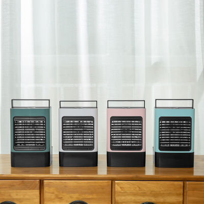 पोर्टेबल एयर कूलर फैन, एलईडी लाइट, डेस्क का आकार, समायोज्य हवा की दिशा