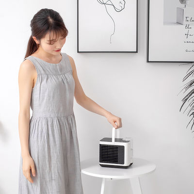 नेगेटिव आयन एयर कूलर फैन: पोर्टेबल एयर कंडीशनर, 3 स्पीड और गर्म रोशनी