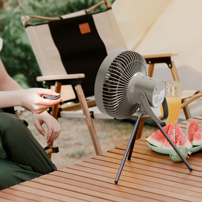 आउटडोर BBQ एयर ब्लोअर ट्राइपॉड 10000mAh ट्रैवल डेस्क फैन