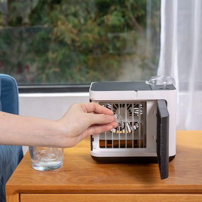 बेडरूम अनियन मिनी एयर कूलर Humidifier 2000mAh डेस्कटॉप बाष्पीकरणीय एयर कूलर