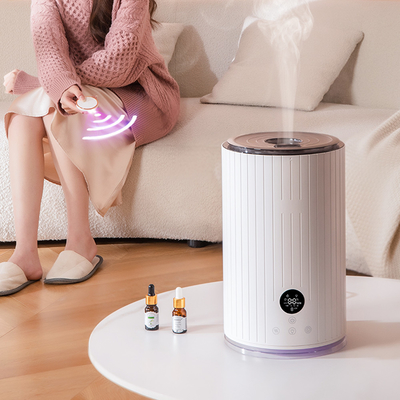 यूवी बंध्याकरण घूर्णन अल्ट्रासोनिक वायु Humidifier 5L बड़ी क्षमता गर्म धुंध