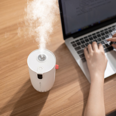 अल्ट्रासोनिक मिनी पोर्टेबल यूएसबी एयर Humidifier 2000mAh रिचार्जेबल 500Ml