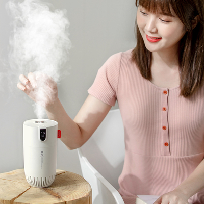 दोहरी स्प्रे पोर्टेबल रिचार्जेबल Humidifier 2000mAh यूएसबी कार चार्जर Humidifier