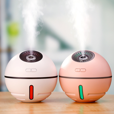 2000 Mah पोर्टेबल रिचार्जेबल Humidifier 300ml व्हाइट स्मॉल USB मिनी अल्ट्रासोनिक