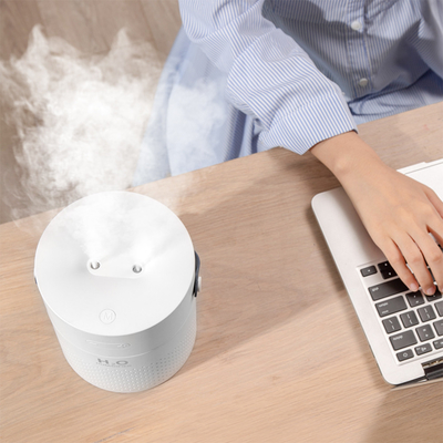 दोहरी स्प्रे पोर्टेबल रिचार्जेबल Humidifier 1100ml 4000mAh रंगीन लाइट