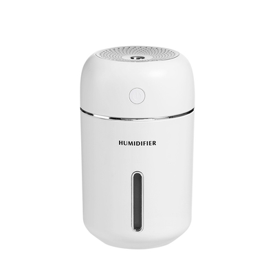 कार USB 280ml अल्ट्रासोनिक एयर ह्यूमिडिफ़ायर वार्म लाइट्स के साथ H2o कूल मिस्ट मेकर